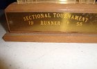 #112/217: 1958, S - Basketball, Sectional, Sectional Tournament Runner-Up